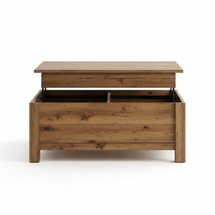 Orzenix Lift Top Coffee Table with Hidden Storage | Modern Farmhouse Wood Table